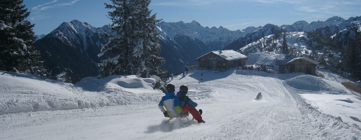 Rodeln auf der Hochwurzen